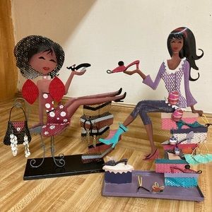 Shoe Shopping Earring holder